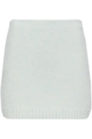 Prada Minifalda con logo triangular