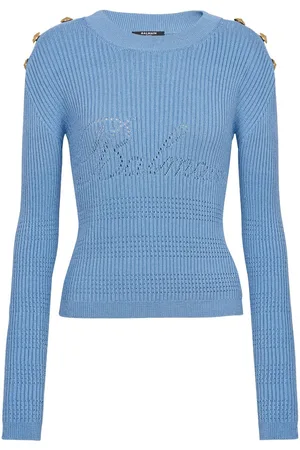 Balmain Jersey de canalé 6-Button
