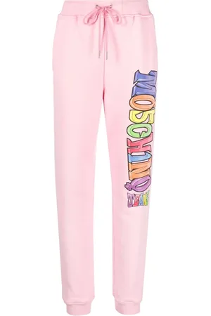 Moschino Pantalones de chándal con logo estampado
