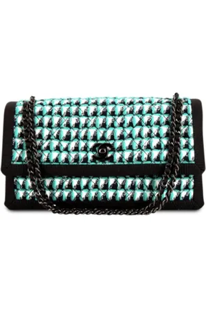 CHANEL 2016 Timeless houndstooth tweed shoulder bag