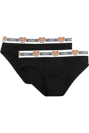 Moschino Vestido con volantes y logo