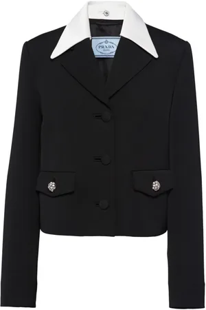 Prada Blazer con ribete en contraste