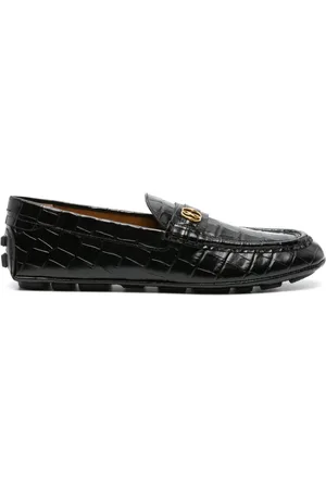 Bally Mocasines Keeper con efecto de piel de cocodrilo