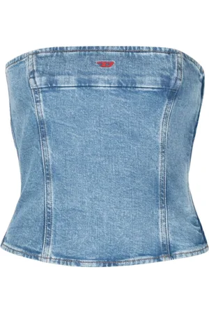 Diesel Top vaquero estilo corpiño