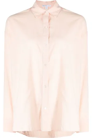 James Perse Camisa con cuello italiano