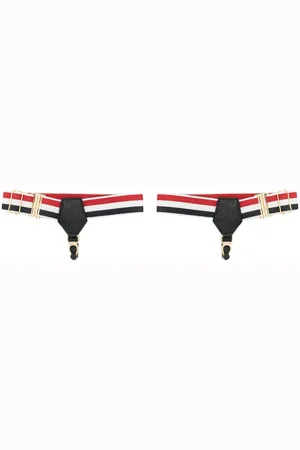 Thom Browne Liga estilo calcetín con rayas RWB
