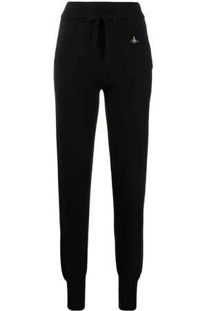 Vivienne Westwood Pantalones de chándal con logo Orb bordado