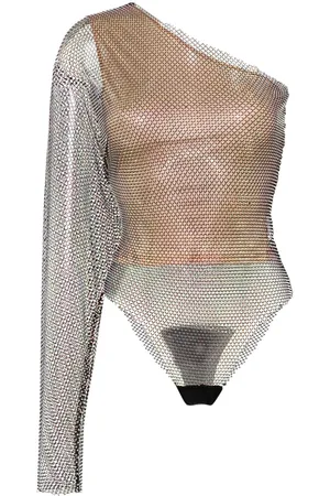 GENNY Body con apliques de strass