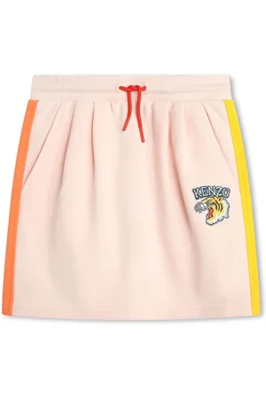 Kenzo Falda Varsity con aplique Tiger