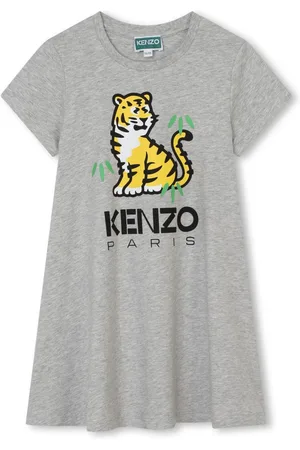 Kenzo Vestido con logo estampado