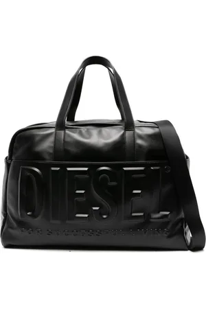Diesel Bolso de viaje con logo en relieve