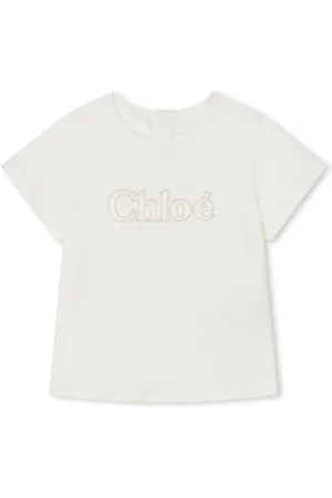 Chloé Camiseta con logo estampado