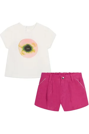 Chloé Conjunto con logo estampado