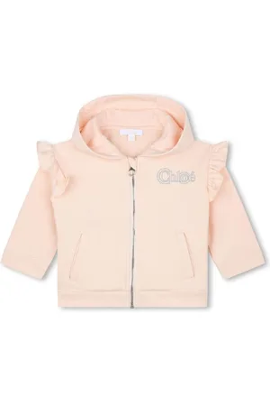 Chloé Chaqueta con capucha y logo bordado