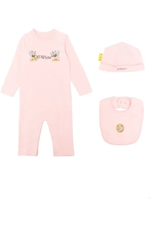 OFF-WHITE Conjunto de pelele con logo estampado