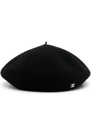 CHANEL Boina con logo CC bordado