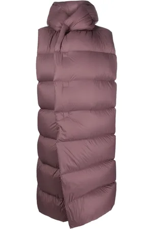 Rick Owens Chaleco acolchado con capucha