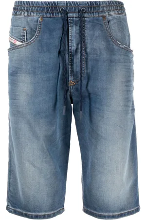 Diesel Pantalones vaqueros cortos con cinturilla elástica