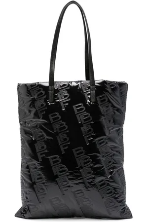 By Far Bolso shopper con logo en relieve