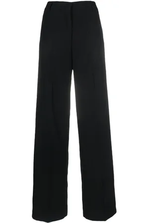 CENERE GB Pantalones rectos de talle alto