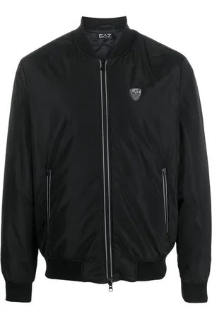 EA7 Chaqueta bomber con parche del logo