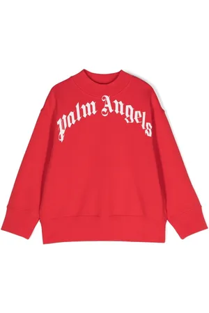Palm Angels Sudadera con logo redondeado