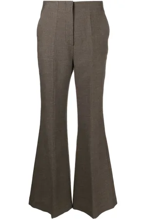 Nanushka Pantalones acampanados de talle alto