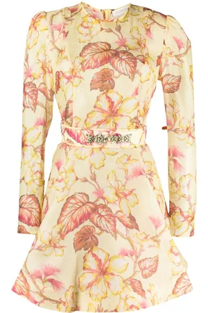 ZIMMERMANN Vestido corto con estampado floral