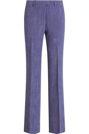 Etro Pantalones de vestir texturizados