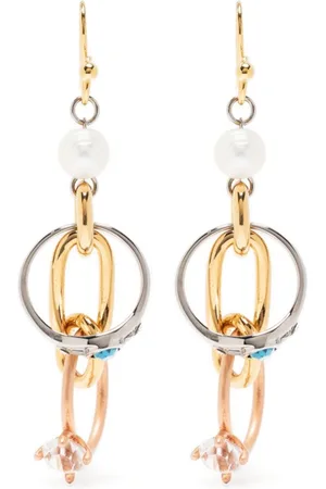 Marni Pendientes con perla y anilla