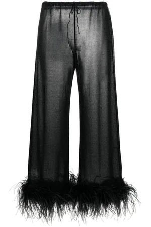 Oseree Pantalones Plumage con cordones