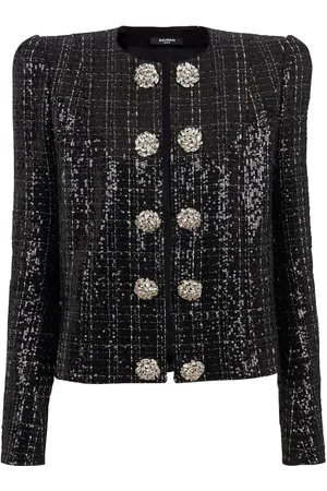 Balmain Chaqueta con lentejuelas