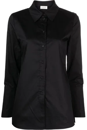 By Malene Birger Camisa con cuello de pico