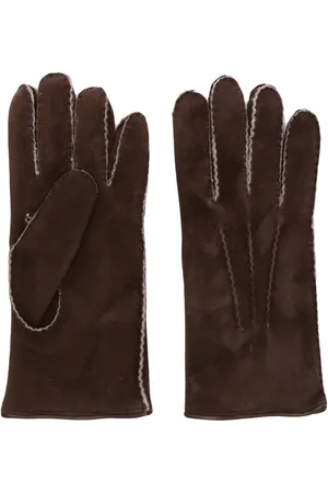 MOORER Guantes con ribete en contraste