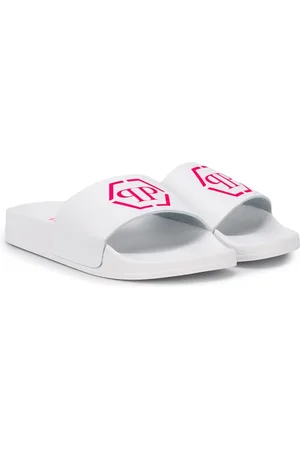 Philipp Plein Chanclas con logo estampado