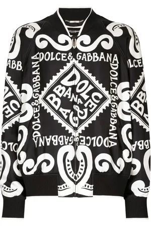 Dolce & Gabbana Chaqueta bomber con logo estampado