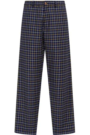 Marni Pantalones rectos a cuadros