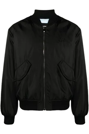 VERSACE Plumífero bomber con logo bordado