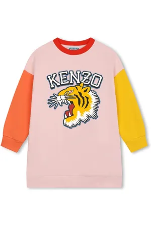 Kenzo Vestido con logo estampado