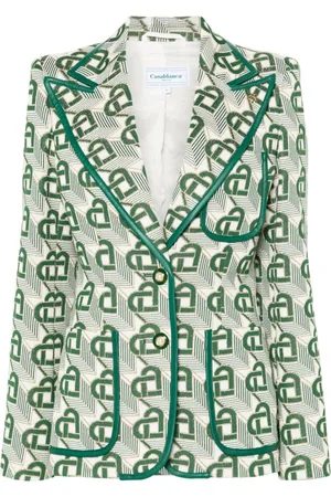 Casablanca Blazer con motivo Heart en jacquard