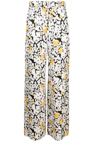 Lanvin Pantalones anchos con motivo floral