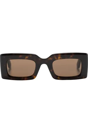 Alexander McQueen Gafas de sol Bold con montura rectangular