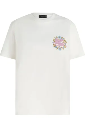 Etro Camisa con bordado Pegaso