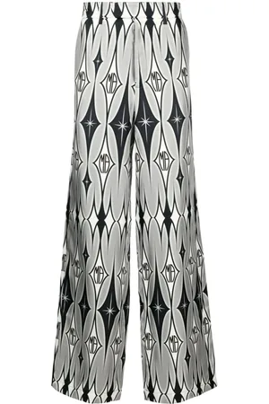 AMIRI Pantalones anchos con estampado gráfico