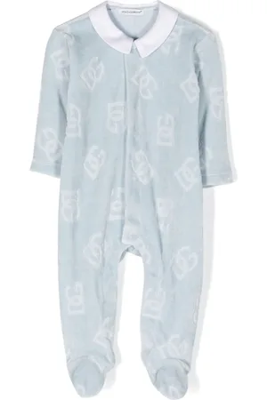 Dolce & Gabbana Pijama de punto de intarsia con logo