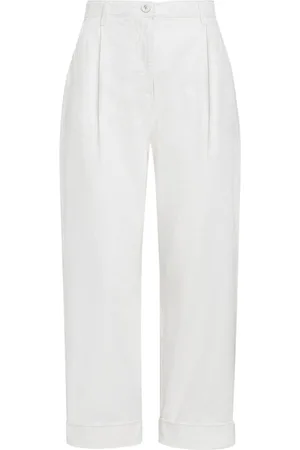 Etro Pantalones chinos con motivo de espiga