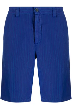 120% Lino Bermudas a rayas