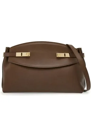 Salvatore Ferragamo Bolso de mano con placa Gancini