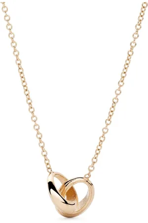 Lizzie Mandler Collar Micro Crescent en oro amarillo de 18 kt