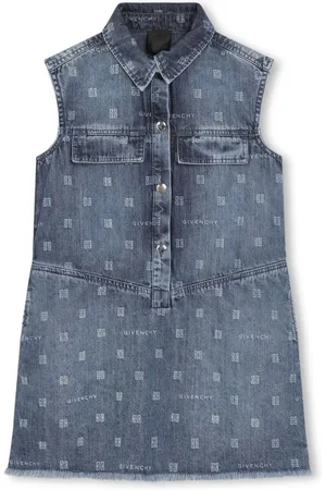 Givenchy Vestido vaquero con motivo 4G